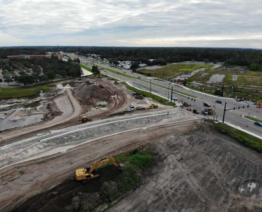 Five Points Connector Road & Storm Water Pond — construction photo 4