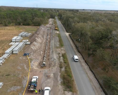 Clay Whaley Road Widening — construction photo 3