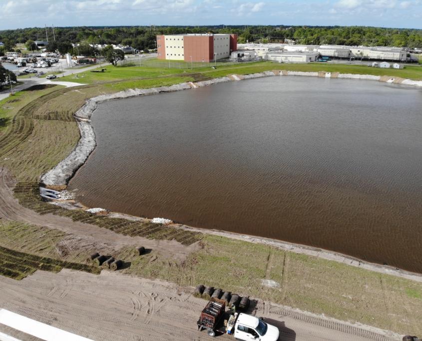 Five Points Connector Road & Storm Water Pond — construction photo 7