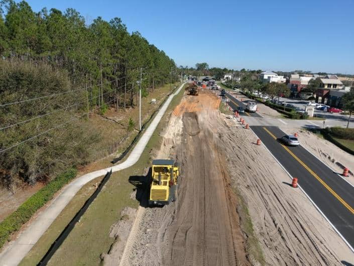 Marsh Road Widening & Roundabout Improvements — construction photo 7