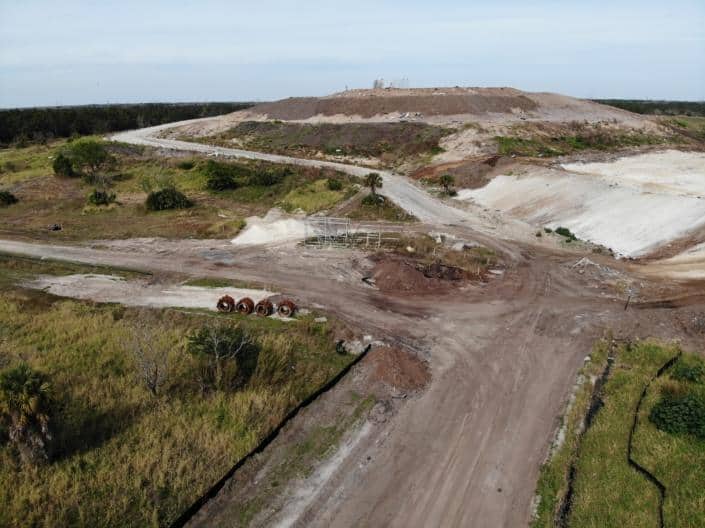 Orange County Class III Landfill Access Road Improvement — construction photo 6
