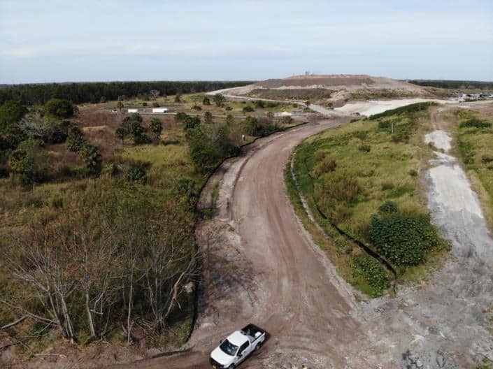 Orange County Class III Landfill Access Road Improvement — construction photo 9