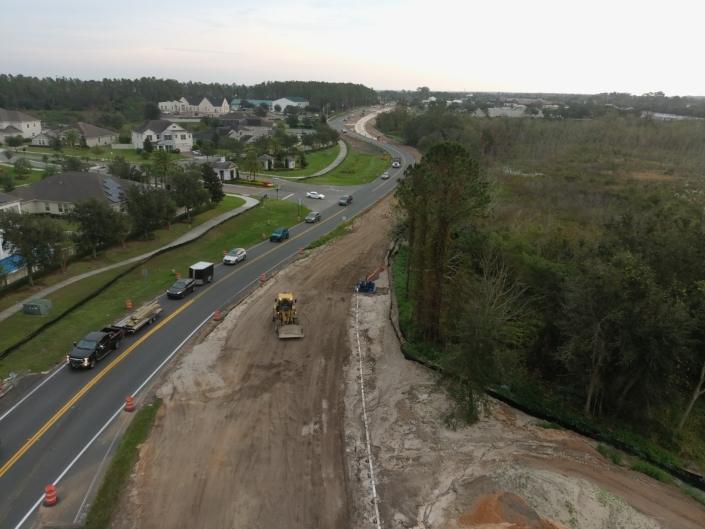 Marsh Road Widening & Roundabout Improvements — construction photo 9