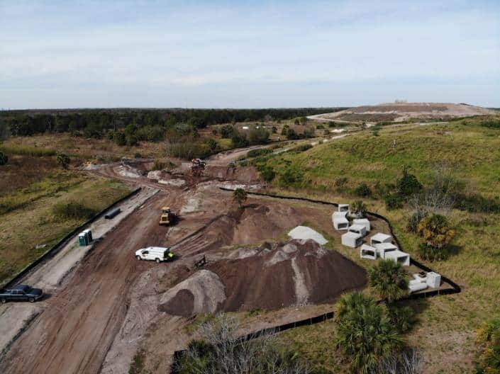 Orange County Class III Landfill Access Road Improvement — construction photo 7