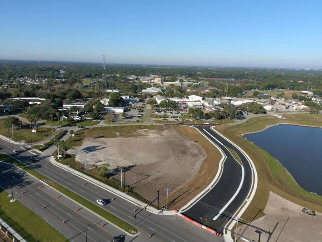 Five Points Connector Road & Storm Water Pond — construction photo 3
