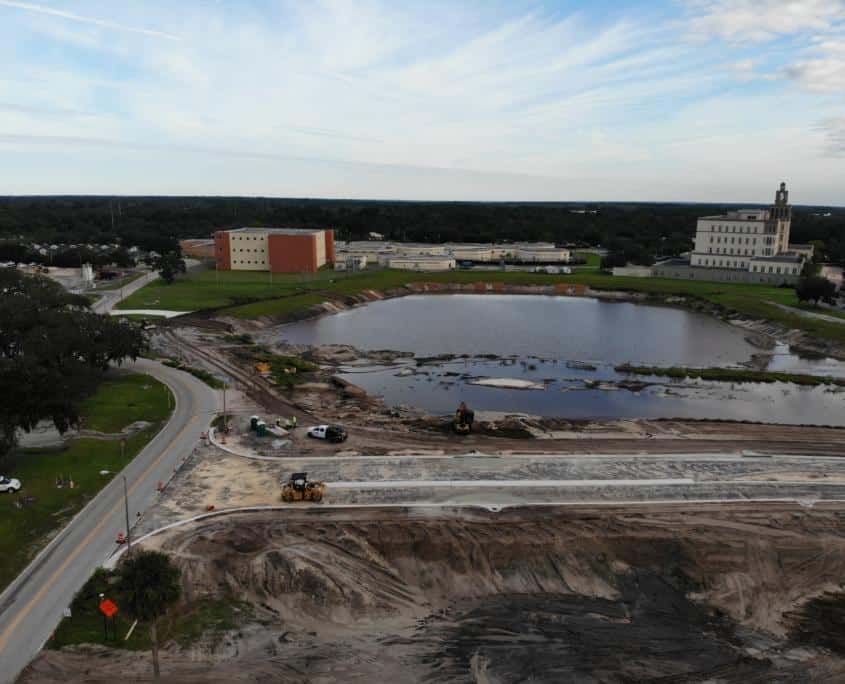 Five Points Connector Road & Storm Water Pond — construction photo 5