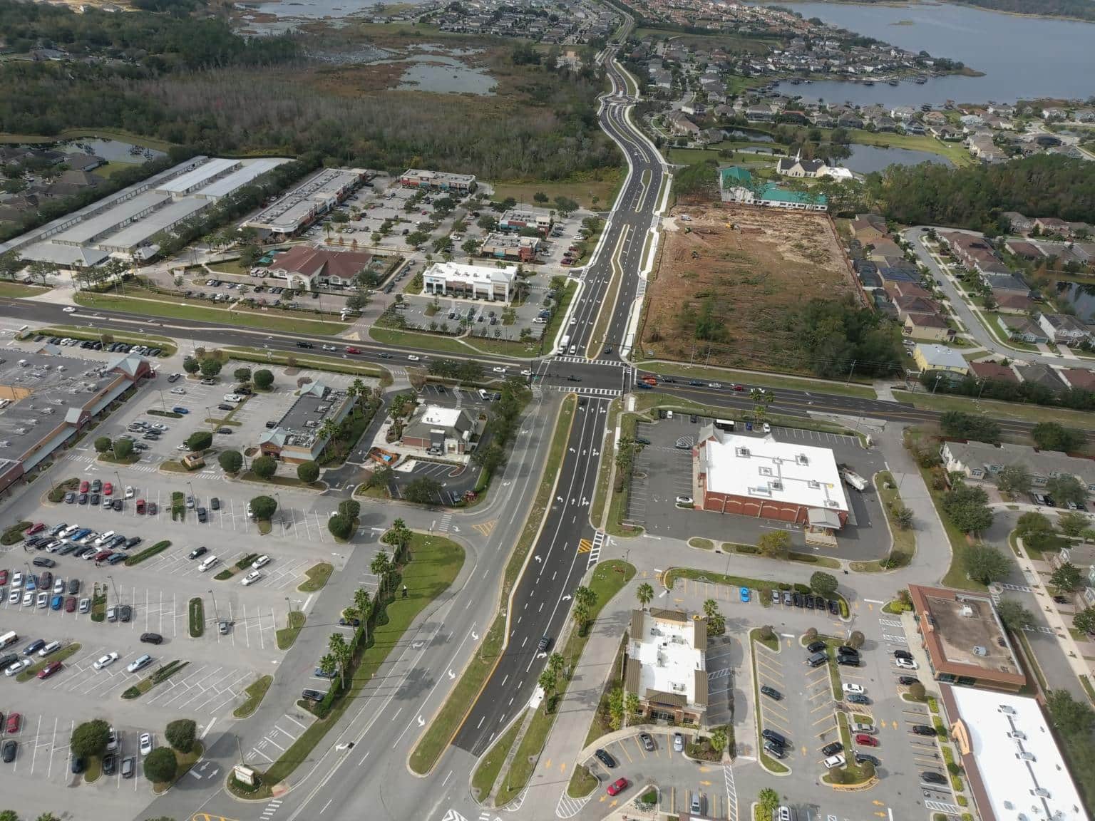 Marsh Road Widening & Roundabout Improvements — construction photo 3