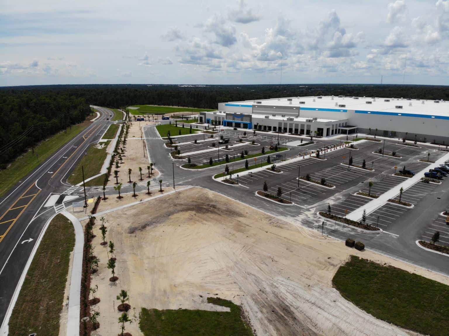 Amazon Distribution Roadway — construction photo 3