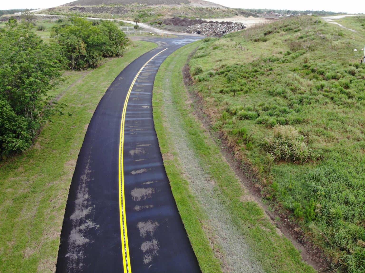 Orange County Class III Landfill Access Road Improvement — construction photo 3