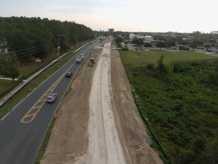 Marsh Road Widening & Roundabout Improvements — construction photo 8