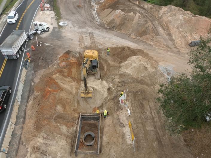 Marsh Road Widening & Roundabout Improvements — construction photo 5