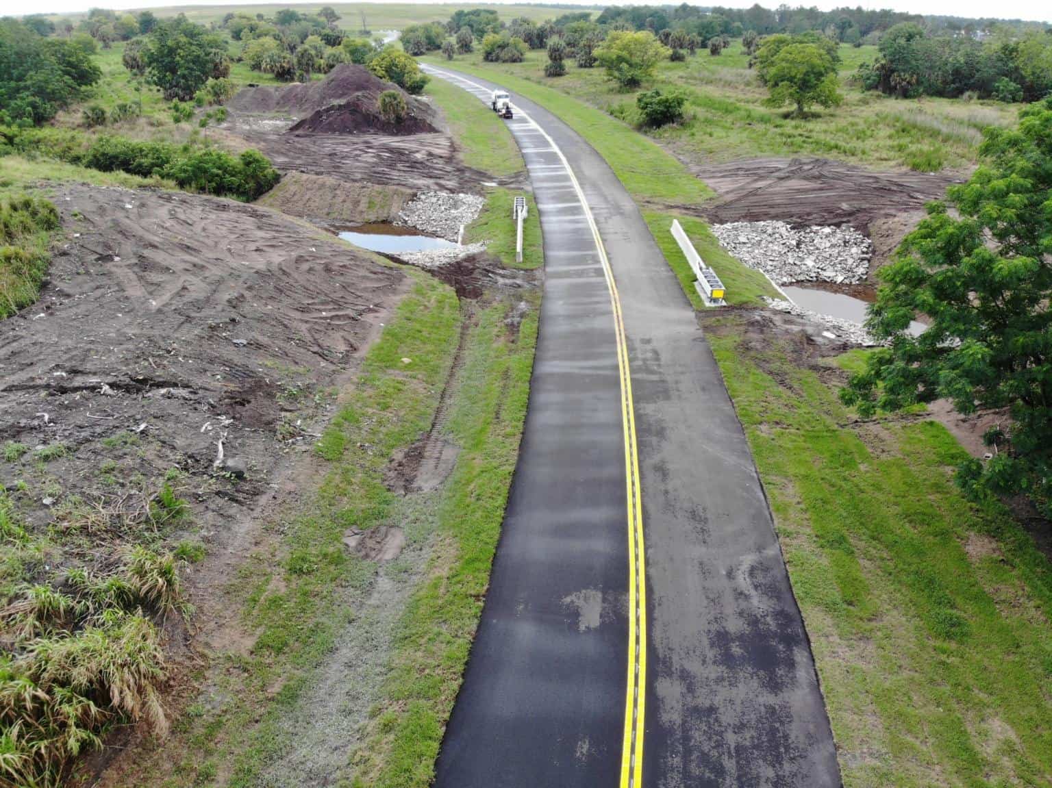 Orange County Class III Landfill Access Road Improvement — construction photo 4