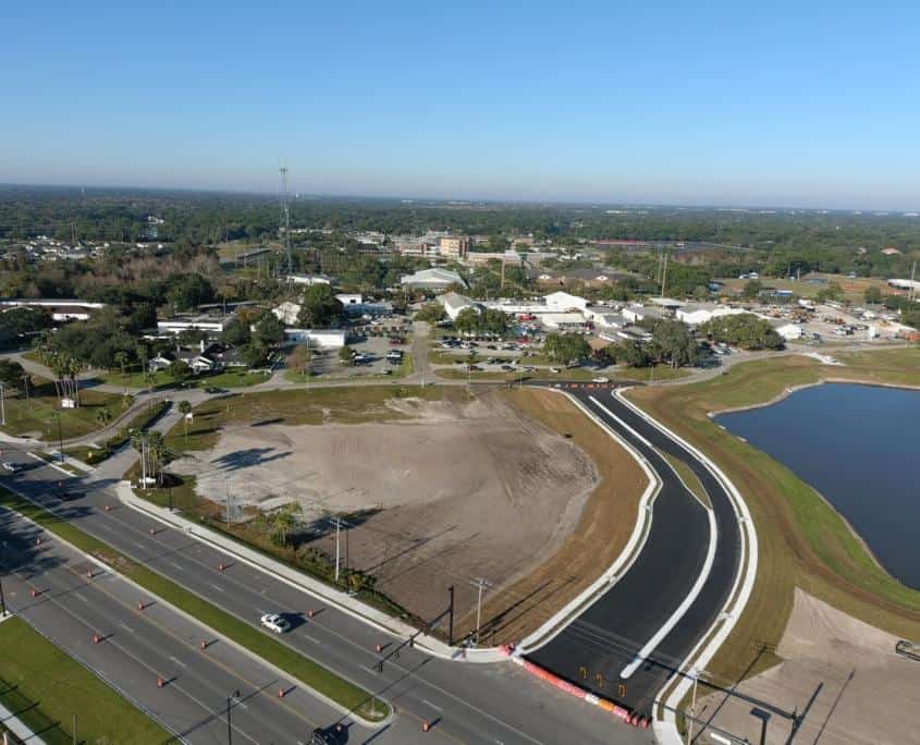 Five Points Connector Road & Storm Water Pond — construction photo 10