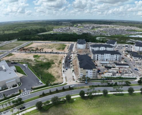 Affordable residential and commercial site development projects in Florida, showcasing modern construction, urban planning, and infrastructure services.