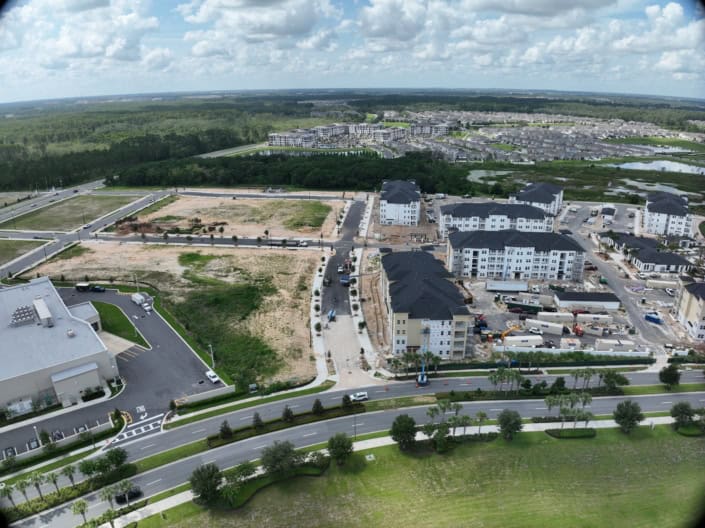 Affordable residential and commercial site development projects in Florida, showcasing modern construction, urban planning, and infrastructure services.