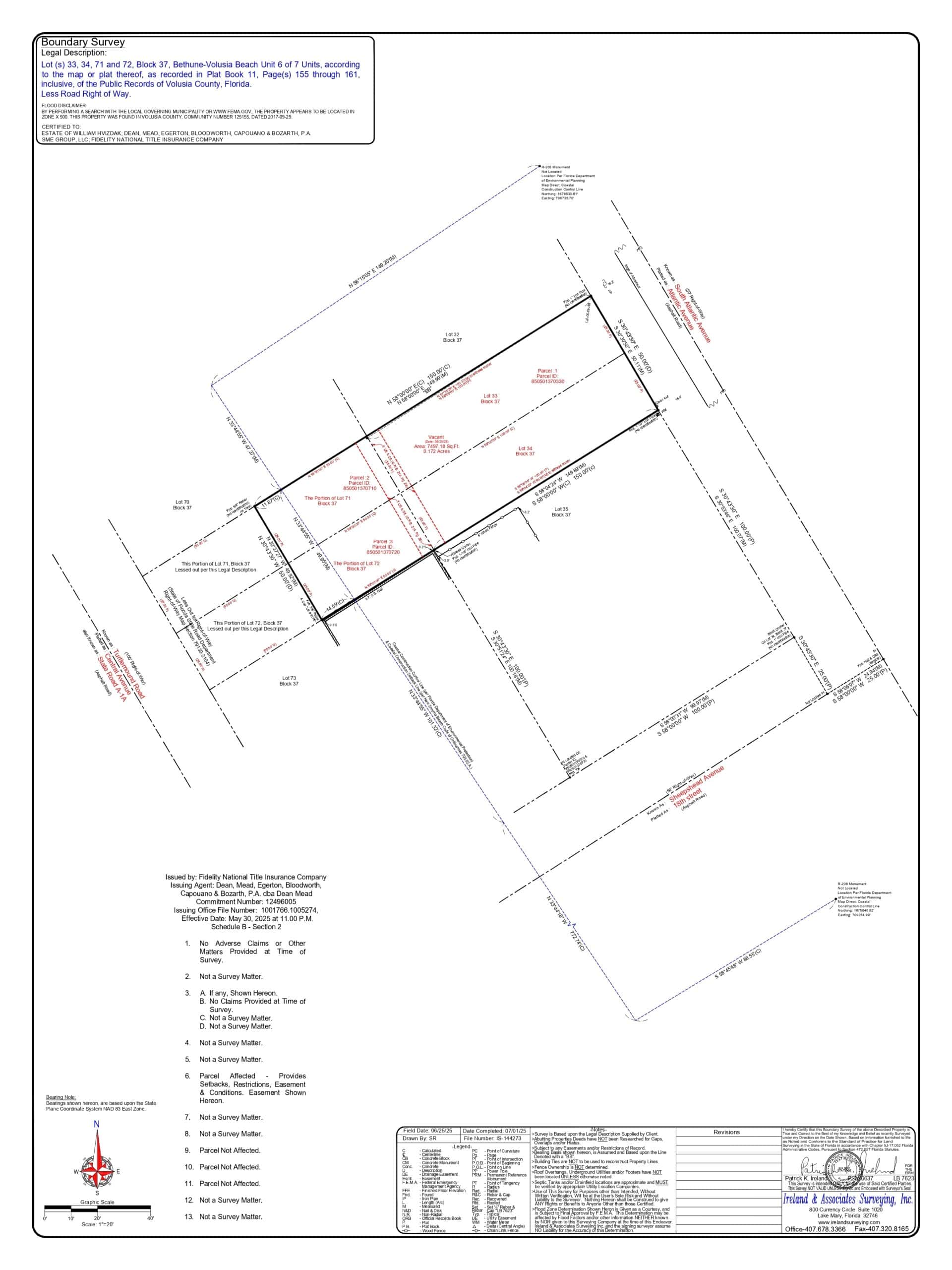 SDC Site Development, professional site plan illustration, shows detailed property layout, parcel borders, and survey data for sustainable construction and development projects.
