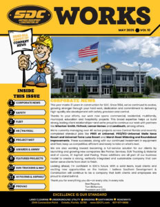 SDC Site Development construction company specializing in commercial, residential, and infrastructure projects in Florida.